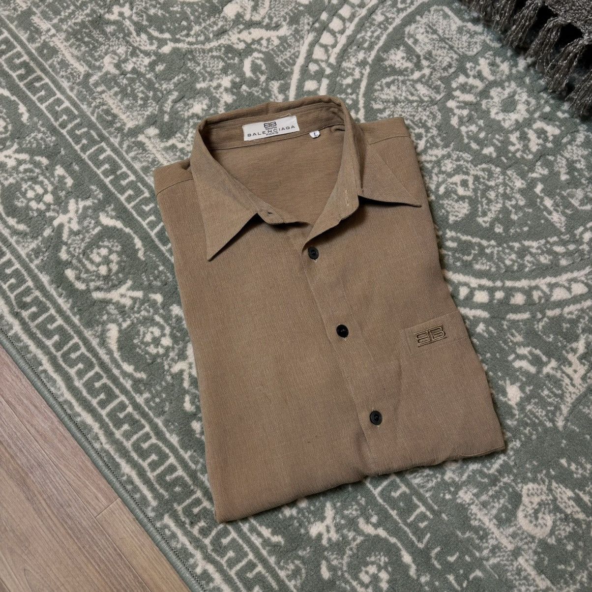 Balenciaga × Designer Balenciaga long sleeve button shirt Size US L / EU 52-54 / 3 - 2 Thumbnail