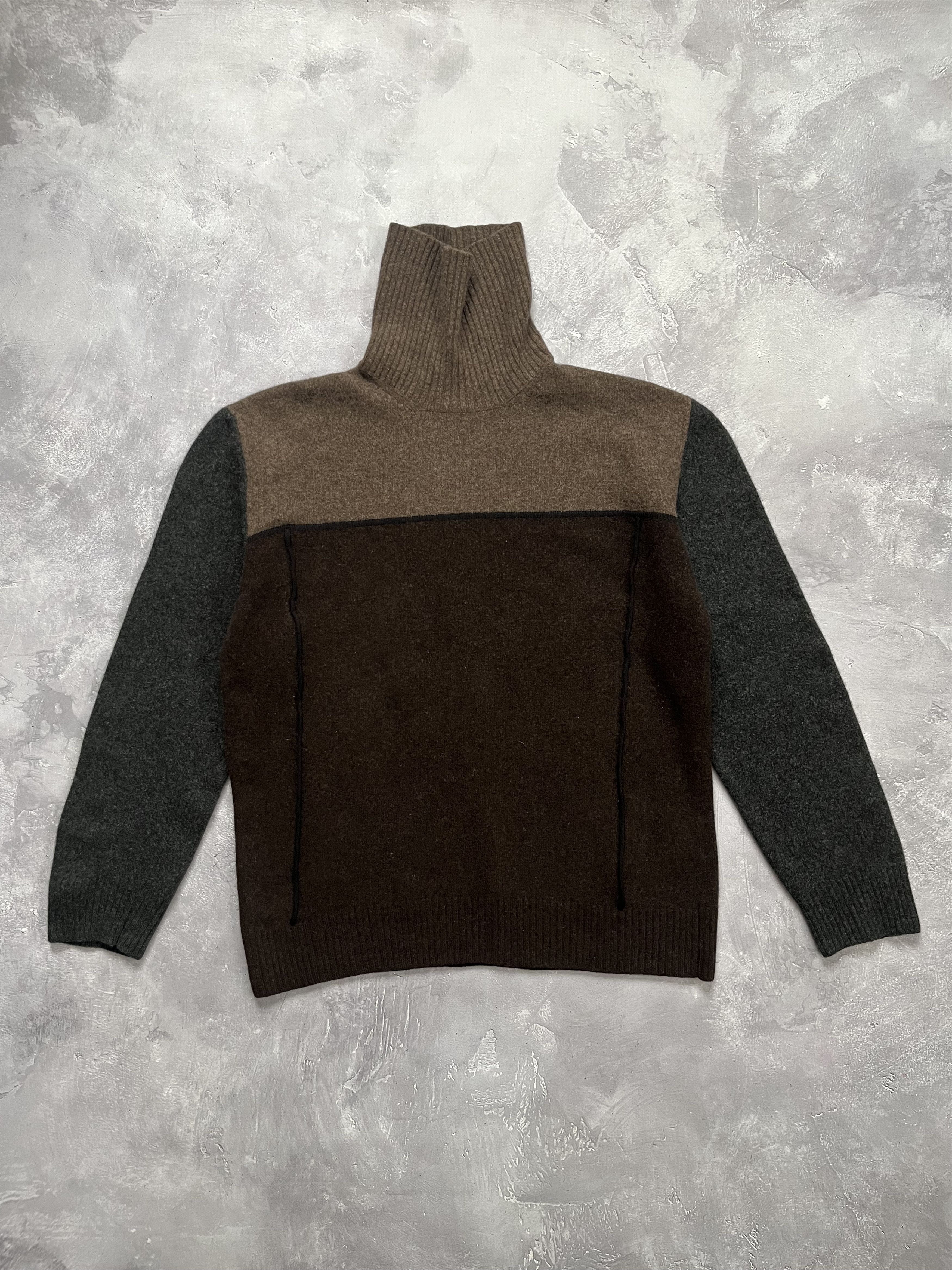 Ermenegildo Zegna Zegna Sport Sweater Medium Wool Pullover Turtleneck Size US M / EU 48-50 / 2 - 1 Thumbnail
