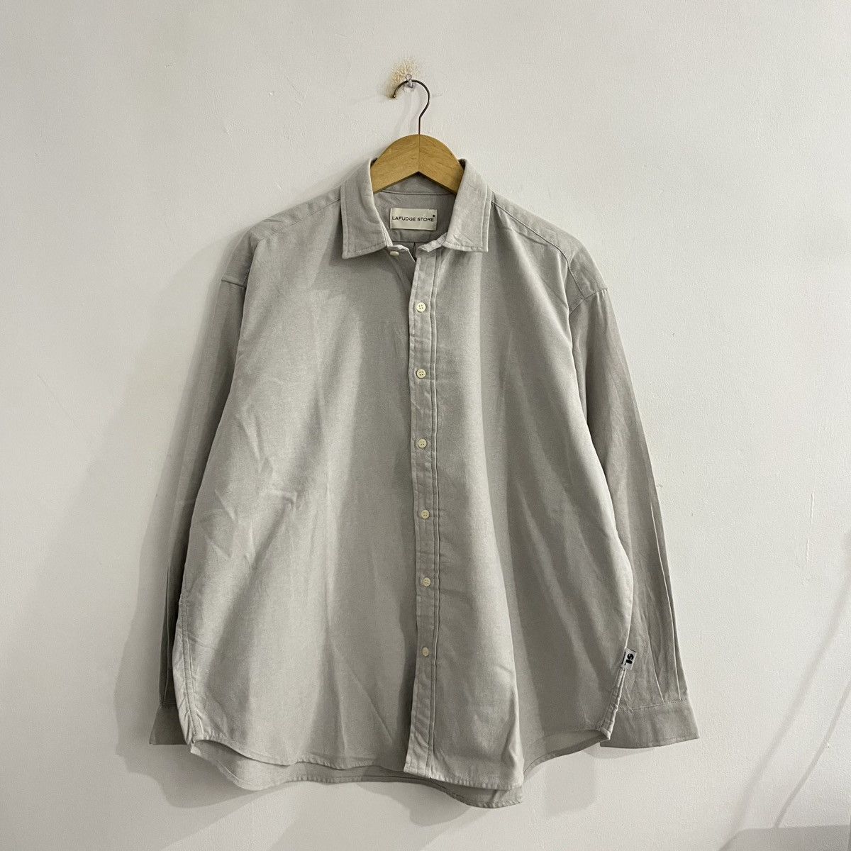 Japanese Brand Lafudge City Boy Oversized Shirt Size US L / EU 52-54 / 3 - 1 Thumbnail
