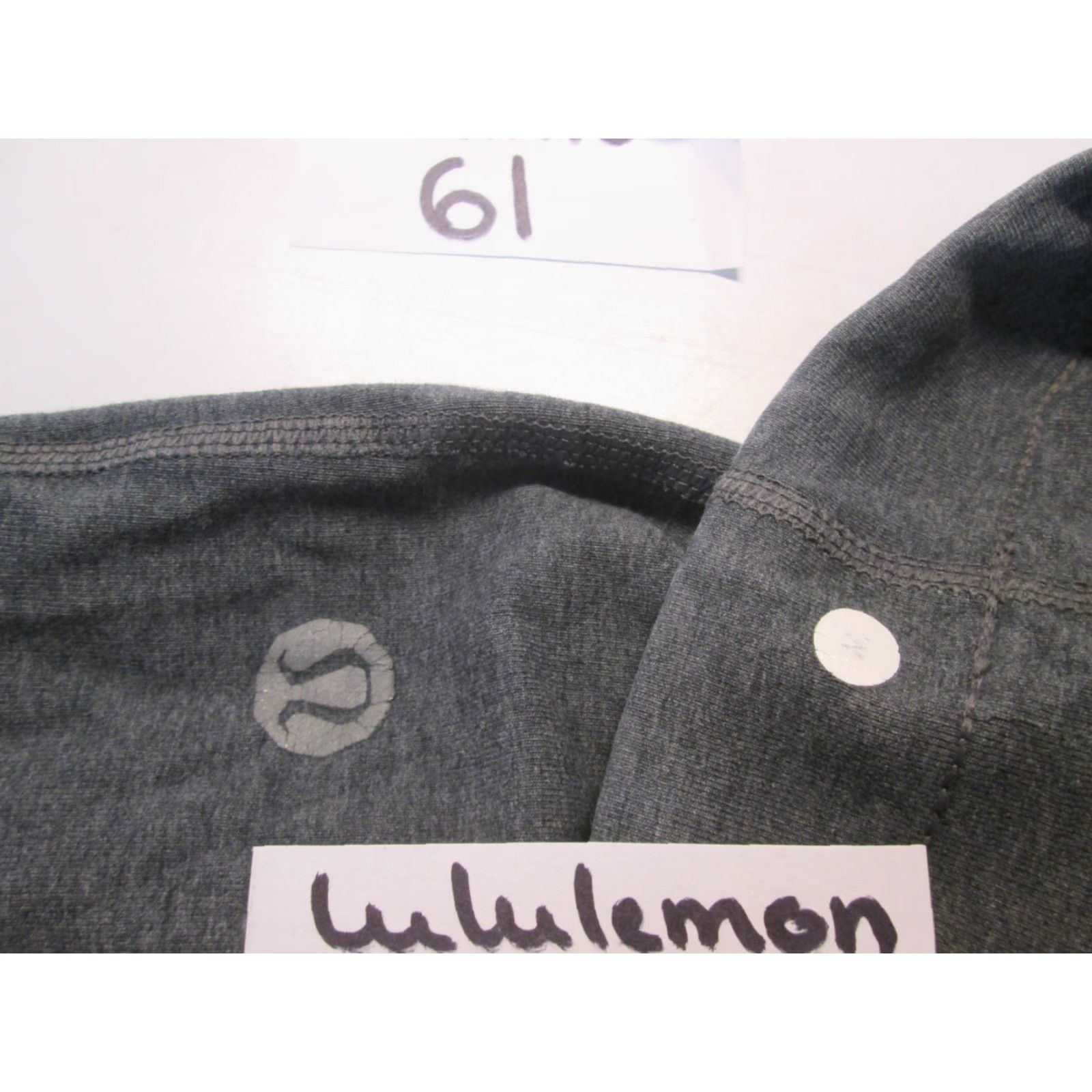 Lululemon Lululemon Womens Track Pants Gray Size 34 Stretch Activewear Logo Print Pull On Size 24" / US 00 / IT 34 - 6 Thumbnail