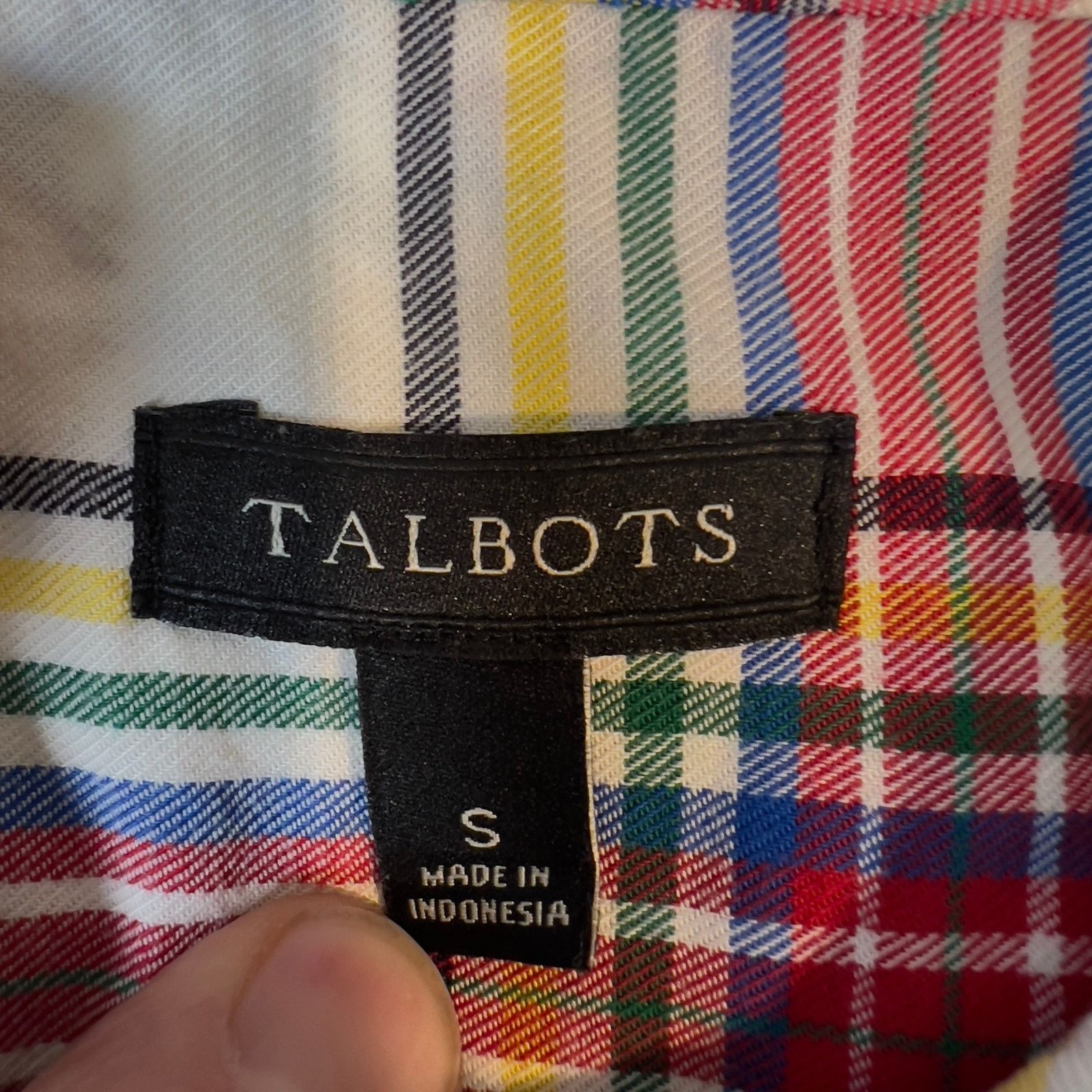 Other Talbots Button Shirt Woman's Small Long Sleeve All Cotton Size S / US 4 / IT 40 - 2 Thumbnail