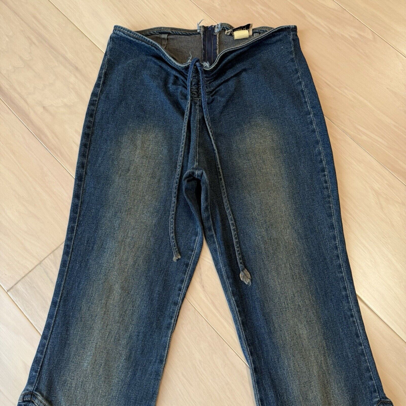Vintage Vintage Patty USA Flare Jeans Women's 24 Blue 70s Glam Size 24" / US 00 / IT 34 - 3 Thumbnail