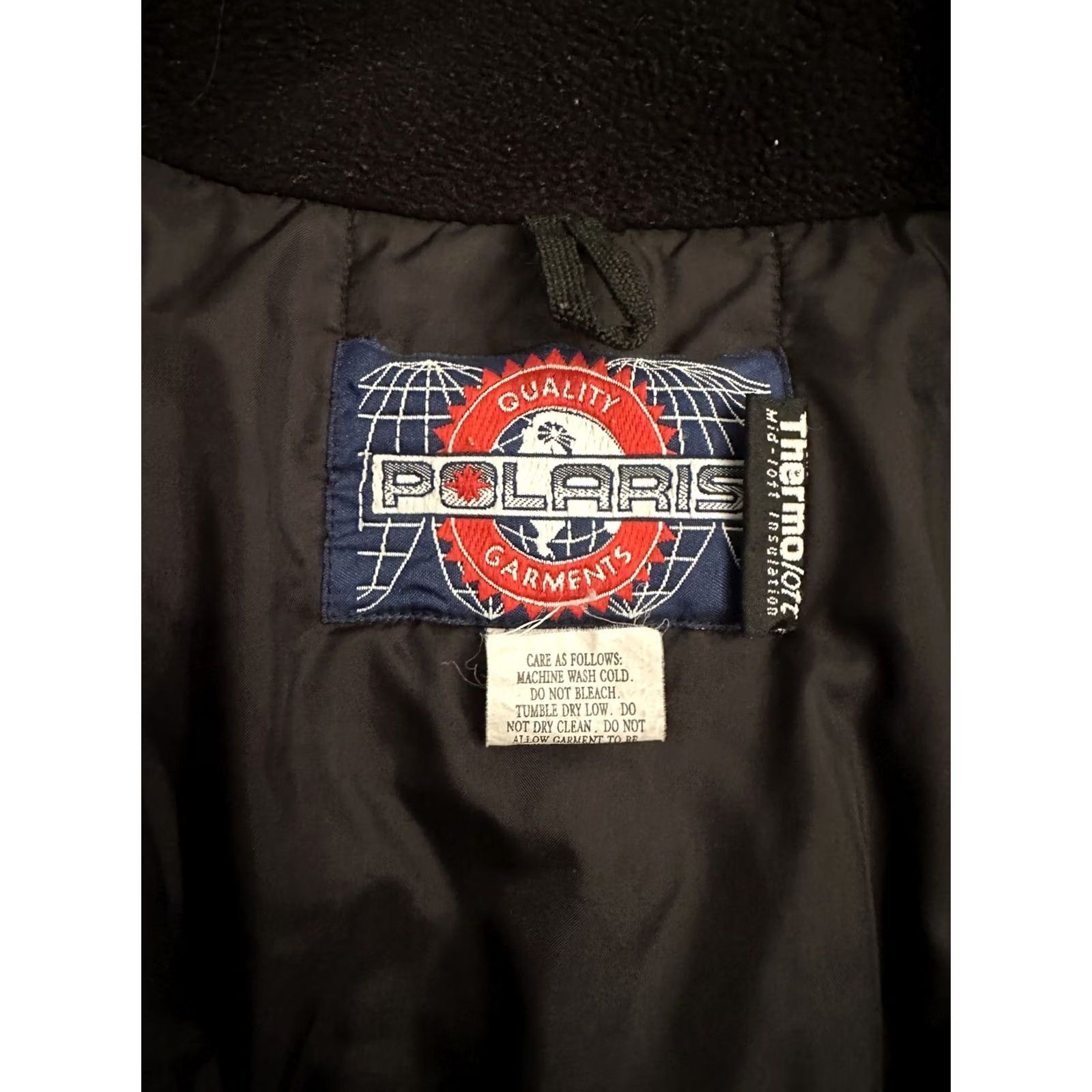 Vintage VINTAGE Polaris Indy Women's Jacket Coat Thermoloft Blue & Black Graphic Large Size L / US 10 / IT 46 - 6 Thumbnail