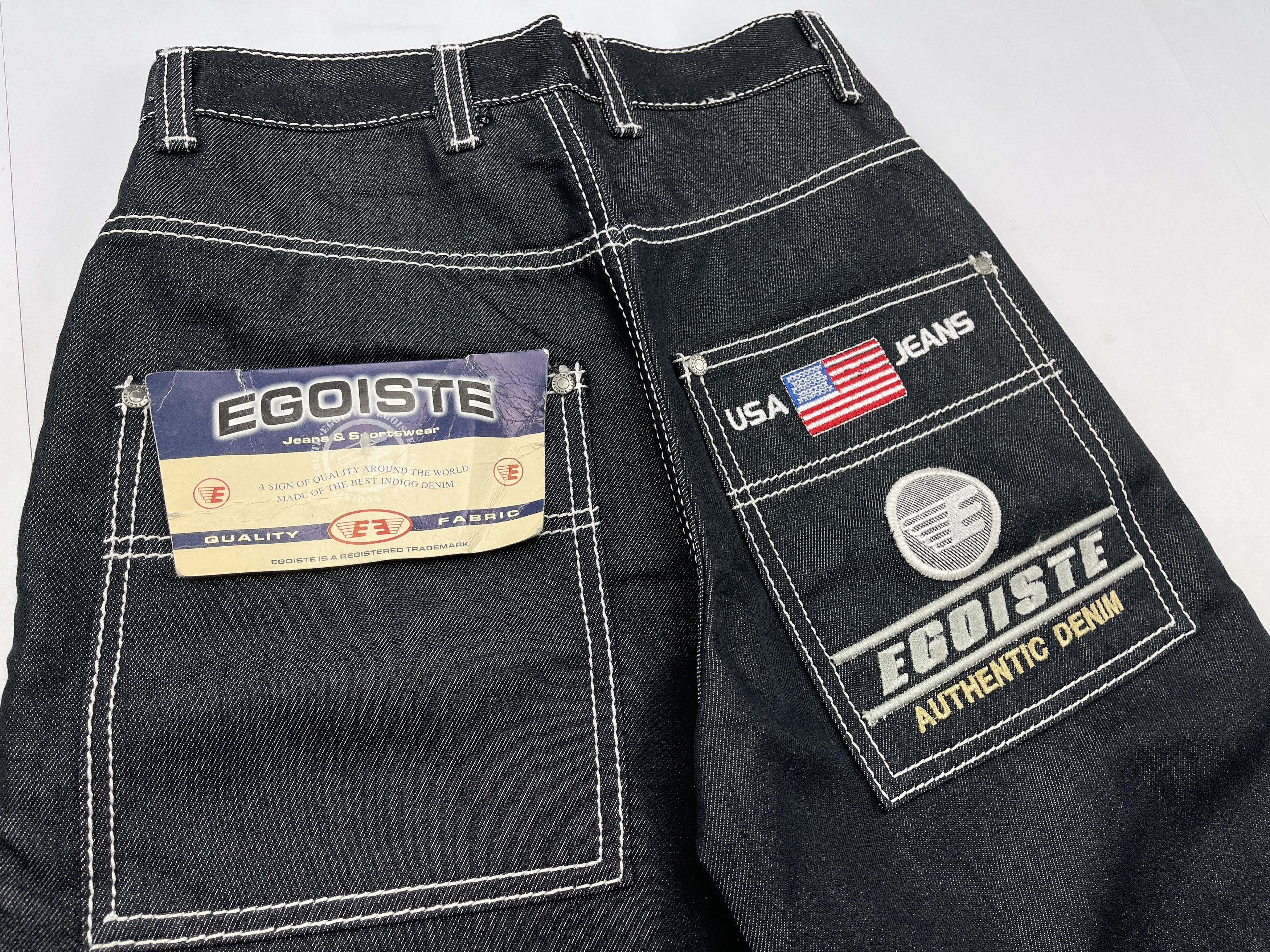Vintage Egoiste jeans, vintage, 90s hip hop, baggy 1990s size 26 Size US 26 / EU 42 - 6 Thumbnail