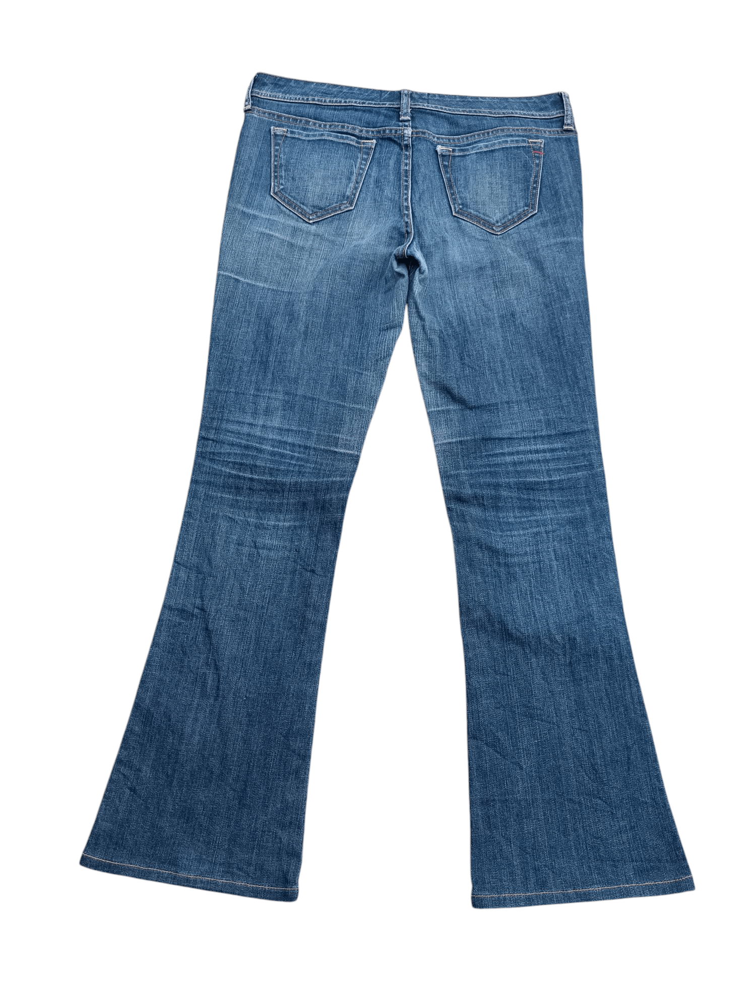 Gap × Round Two × Vintage Y2K GAP SKINNY BOOT CUT STRETCH WHISKERS FADED DENIM E211 Size US 32 / EU 48 - 6 Thumbnail