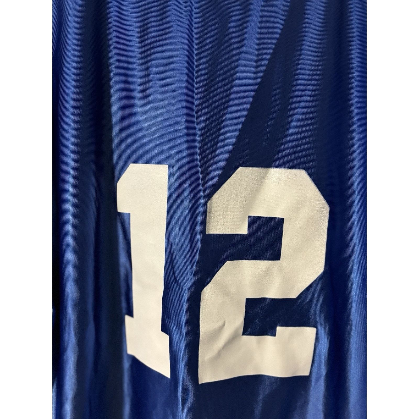Vintage #12 diadora jersey blue Large L Size US XL / EU 56 / 4 - 4 Thumbnail