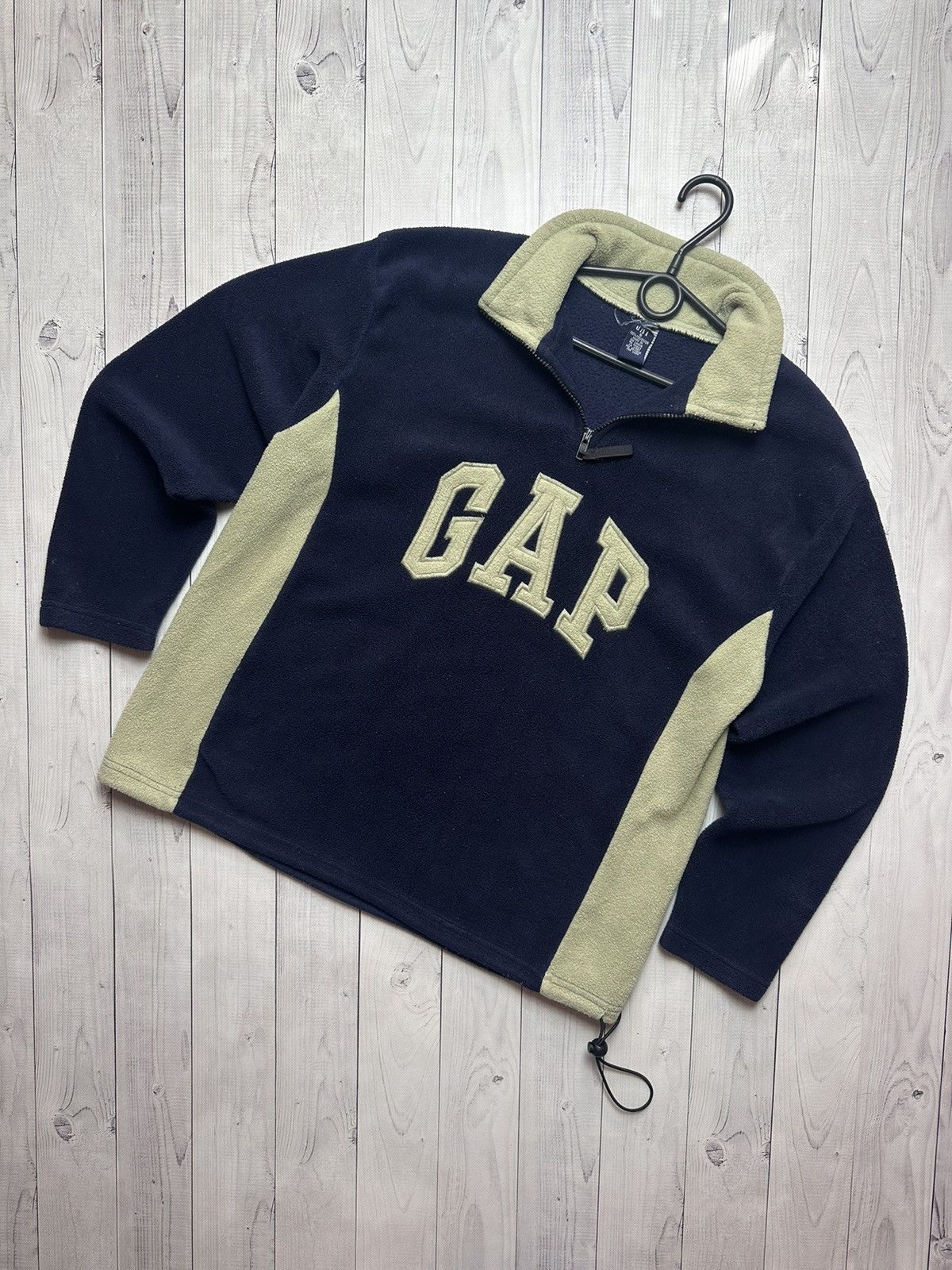 Vintage GAP fleece hoodie big logo size S/M
