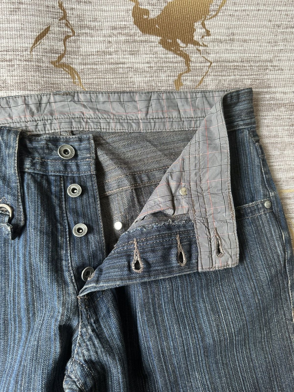Japanese Brand FLARE Nicole Club For Men NCFM Denim Size US 33 - 14 Thumbnail
