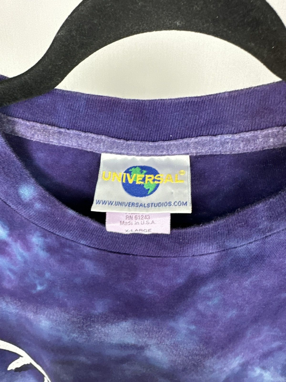 Universal Studios 1996 Twister Ride It Out Universal Studios Purple Tie Dye Size US XL / EU 56 / 4 - 7 Thumbnail