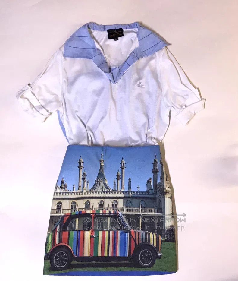 Vivienne Westwood Vivienne Westwood White Nautical-Style Dress with Star Emb Size M / US 6-8 / IT 42-44 - 2 Thumbnail