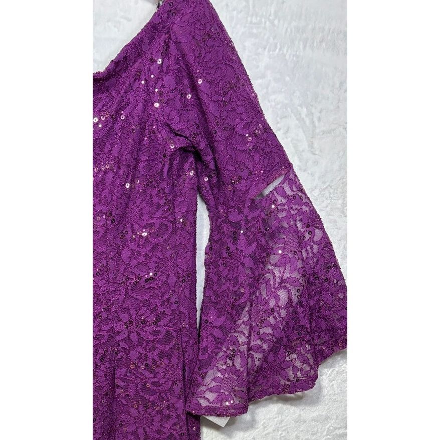Other PLUS Size 12 Women's Off The Shoulder Stretch Lace Dress Size XL / US 12-14 / IT 48-50 - 10 Thumbnail