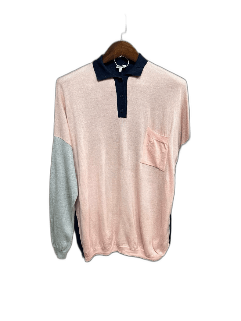 Loewe Loewe Color Block Knit Polo Sweater Size US XS / EU 42 / 0 - 1 Thumbnail
