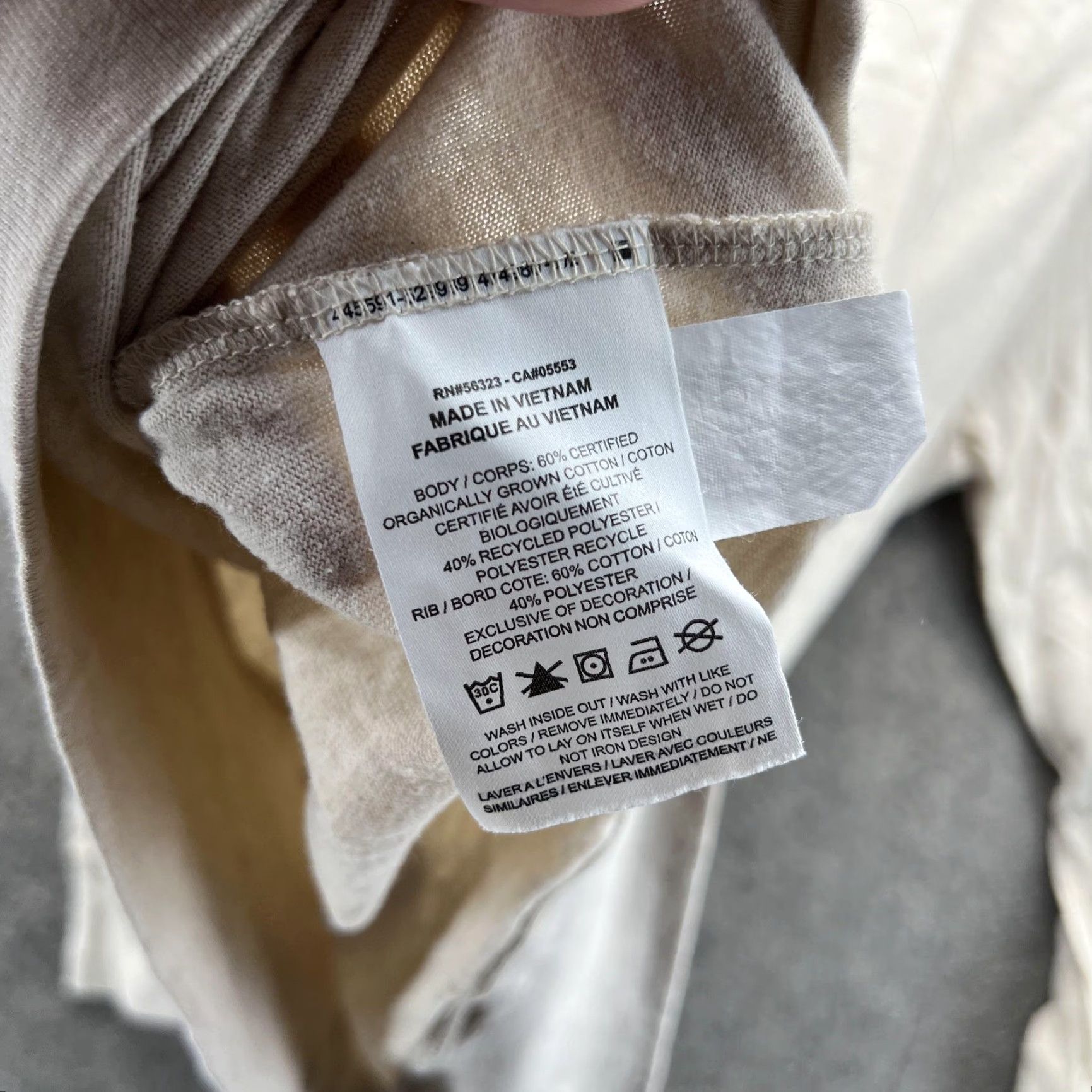 Nike Nike Sweatshirt Womens Large Beige Lightweight Jersey Crewneck Pullover Logo Size L / US 10 / IT 46 - 2 Thumbnail