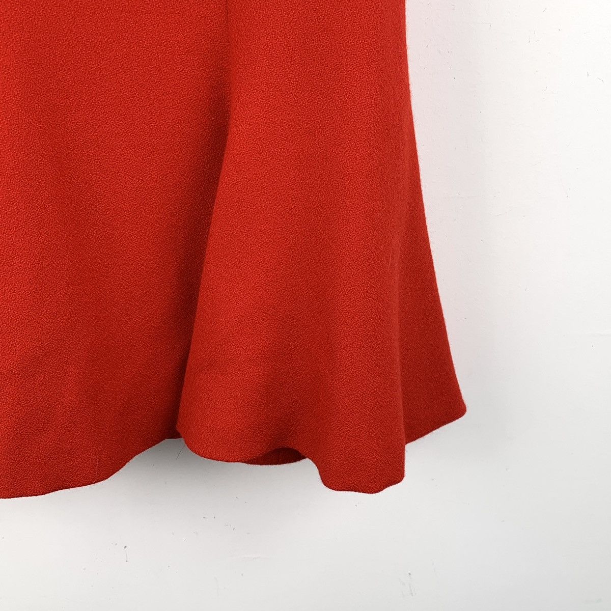 Dior Dior Red Wool Crew Neck Short Sleeve Dress K26WX Size M / US 6-8 / IT 42-44 - 4 Thumbnail