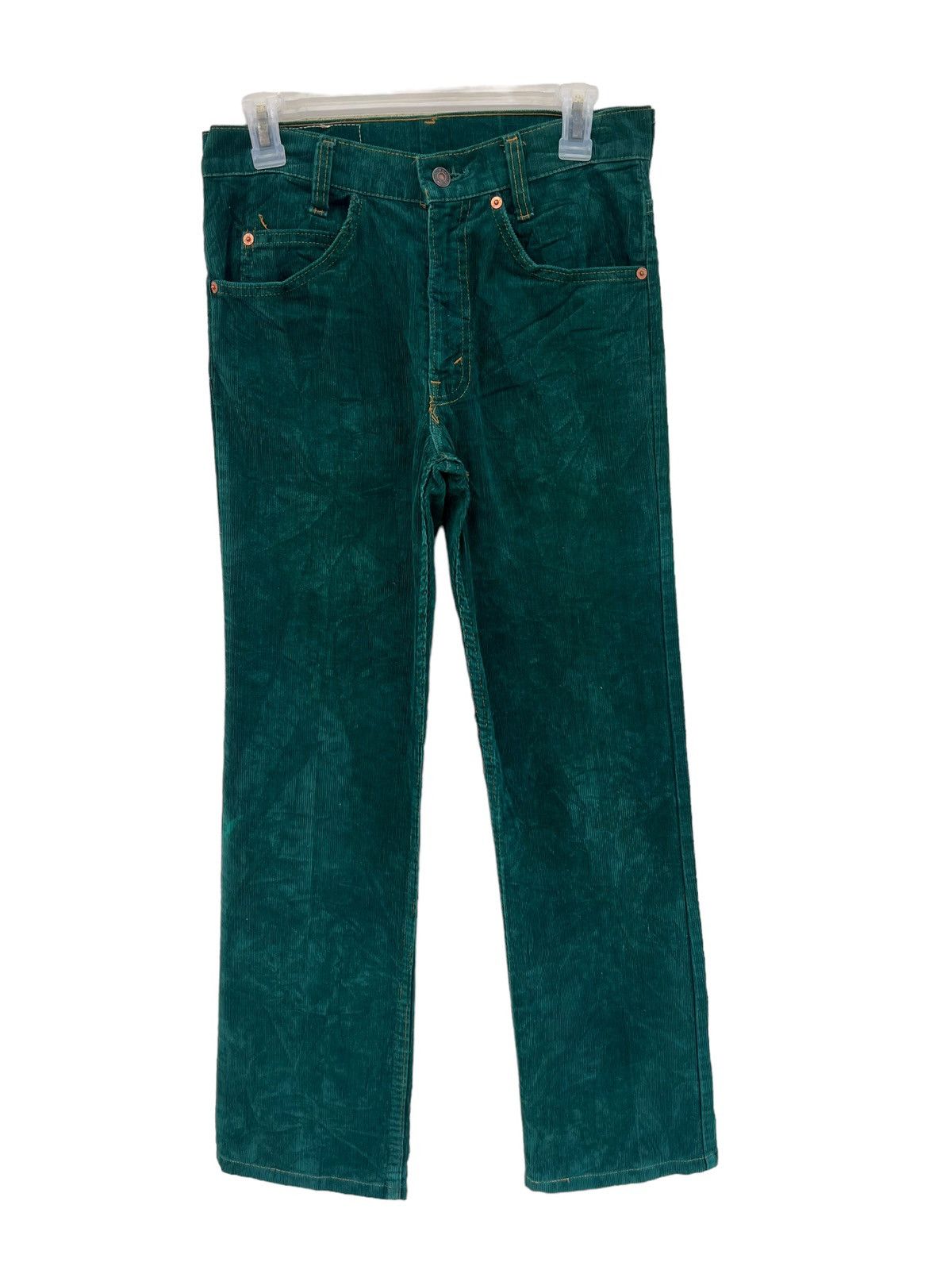 Levi's Vintage 70s Levi’s Orange Tab Faded Green Corduroy Pant Size US 29 - 6 Thumbnail