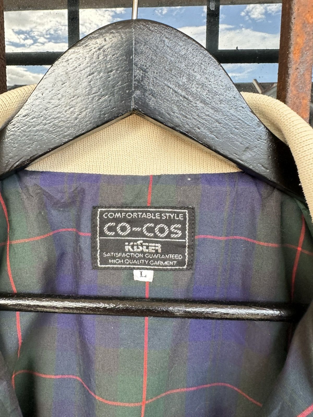 Vintage 👹Vintage Co-Cos Light Bomber Jacket Size US L / EU 52-54 / 3 - 8 Thumbnail