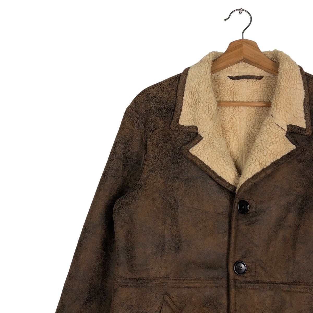 Japanese Brand 🔥Vintage Biker Shearling Mink Fur GU Japan Issey Miyake Size US M / EU 48-50 / 2 - 7 Thumbnail