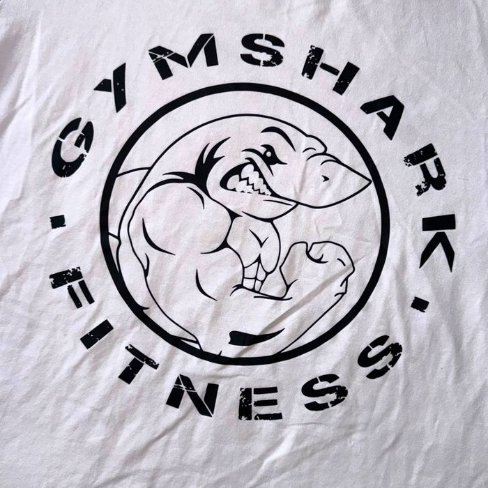 Sportswear Gymshark legacy fitness T-shirt white graphic workout