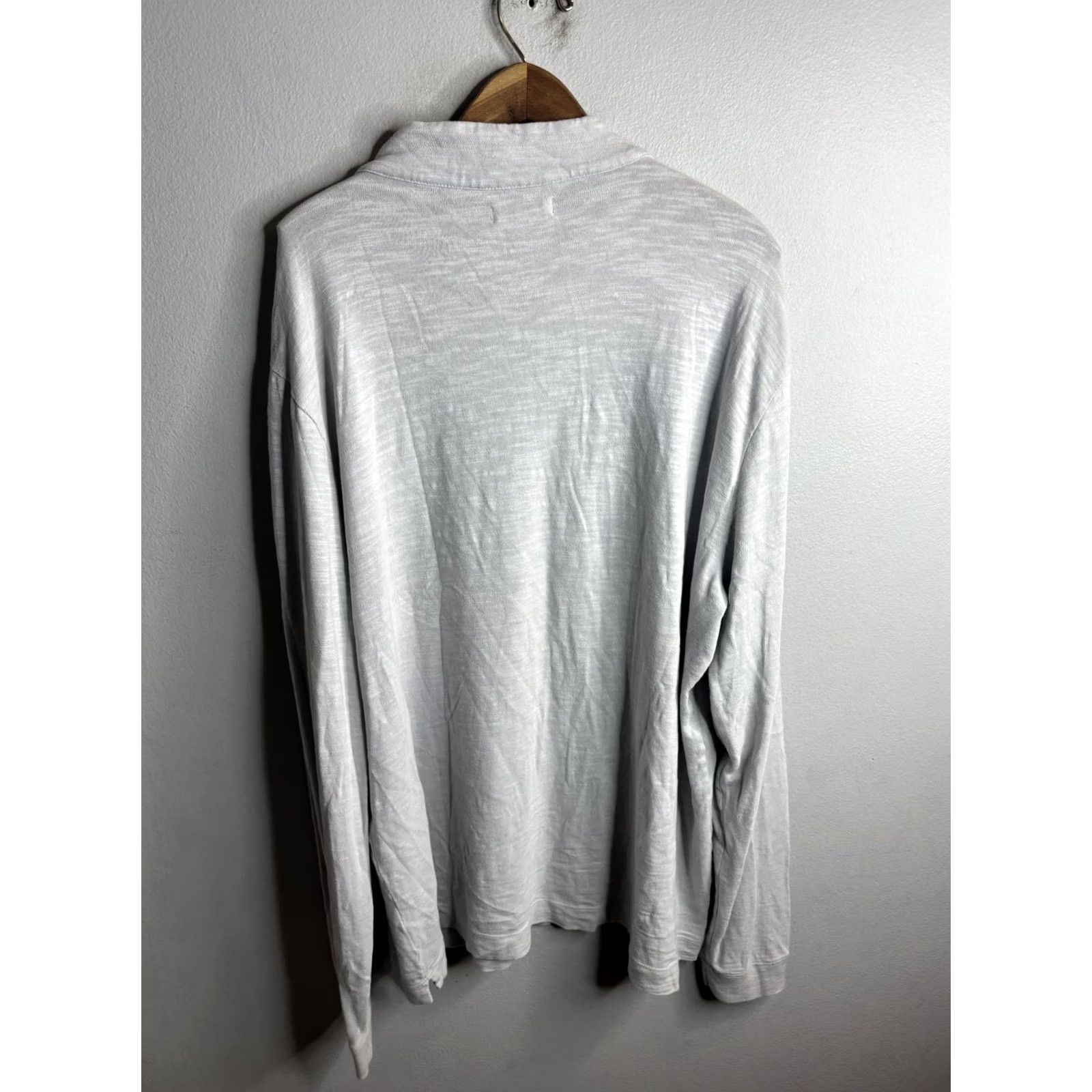 Peter Millar Peter Millar Sweater Mens 2XL Gray 1/4 Zip Mock Neck Lightweight Pullover Size US XXL / EU 58 / 5 - 5 Thumbnail