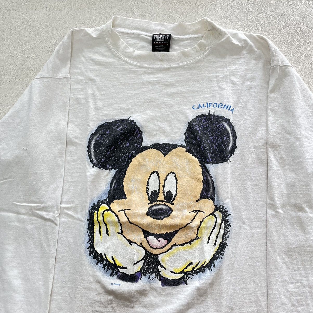 Vintage Vtg 90s Mickey Mouse Longsleeve Tee Size US L / EU 52-54 / 3 - 2 Thumbnail