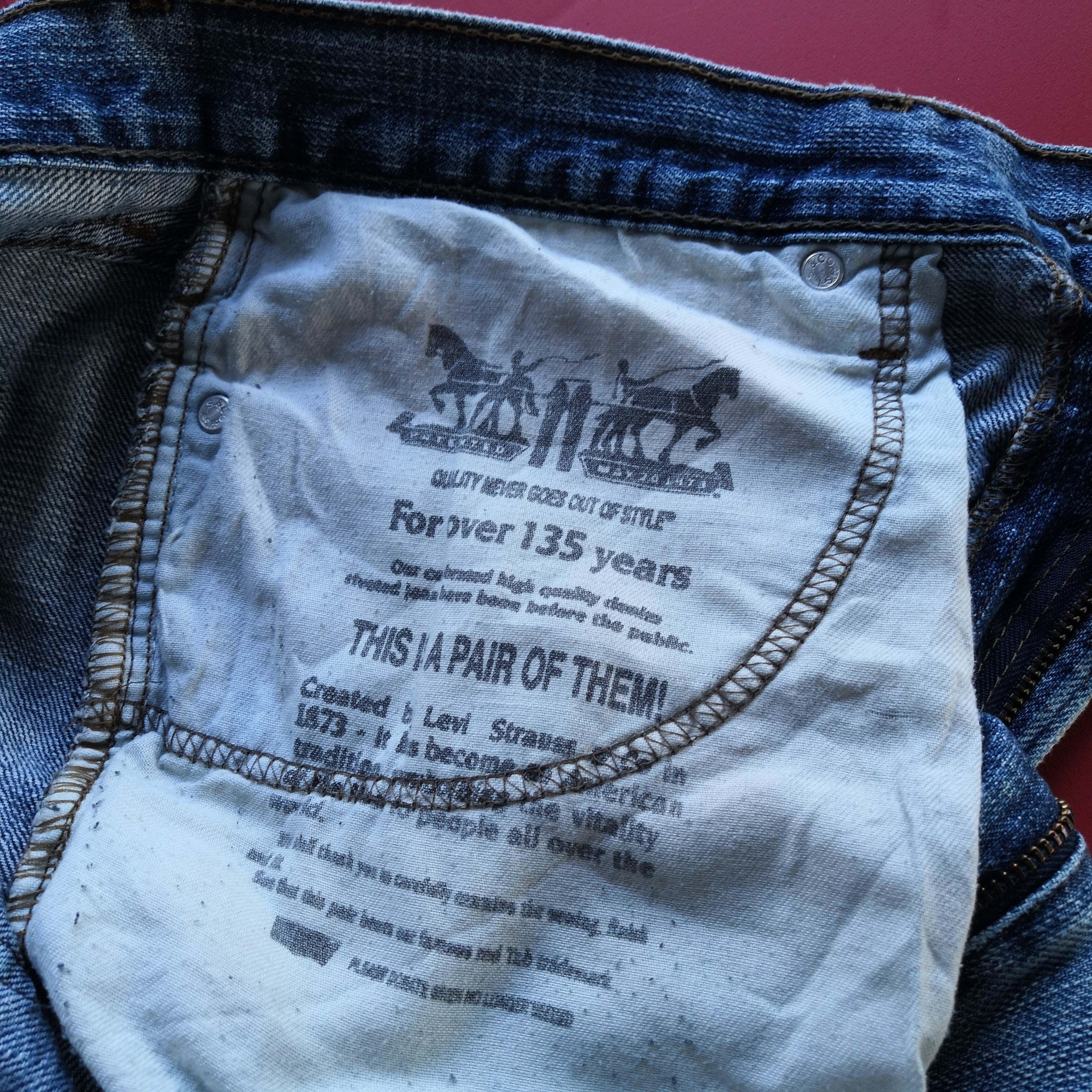 Levi's Vintage Levis 550 Faded Denim Distressed Levi's Jeans Size US 32 / EU 48 - 6 Thumbnail