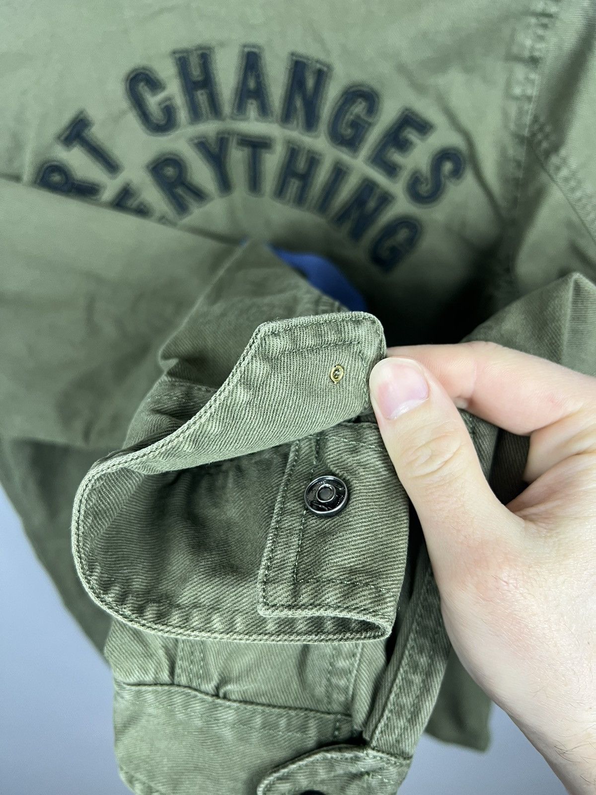Zadig & Voltaire Zadig & Voltaire Kayak Military Jacket RARE Big Logo Army Size US XS / EU 42 / 0 - 14 Thumbnail