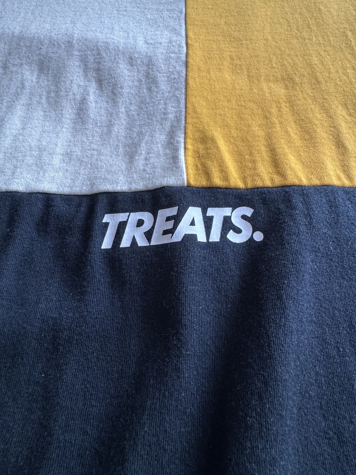 Kith Kith Treats Triblock Tee - Black, Yellow, & Cream Size US S / EU 44-46 / 1 - 3 Thumbnail