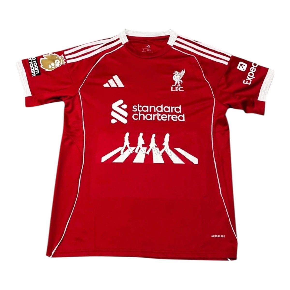 Adidas Liverpool 2025-26 Home Abbey Road Size US L / EU 52-54 / 3 - 1 Thumbnail