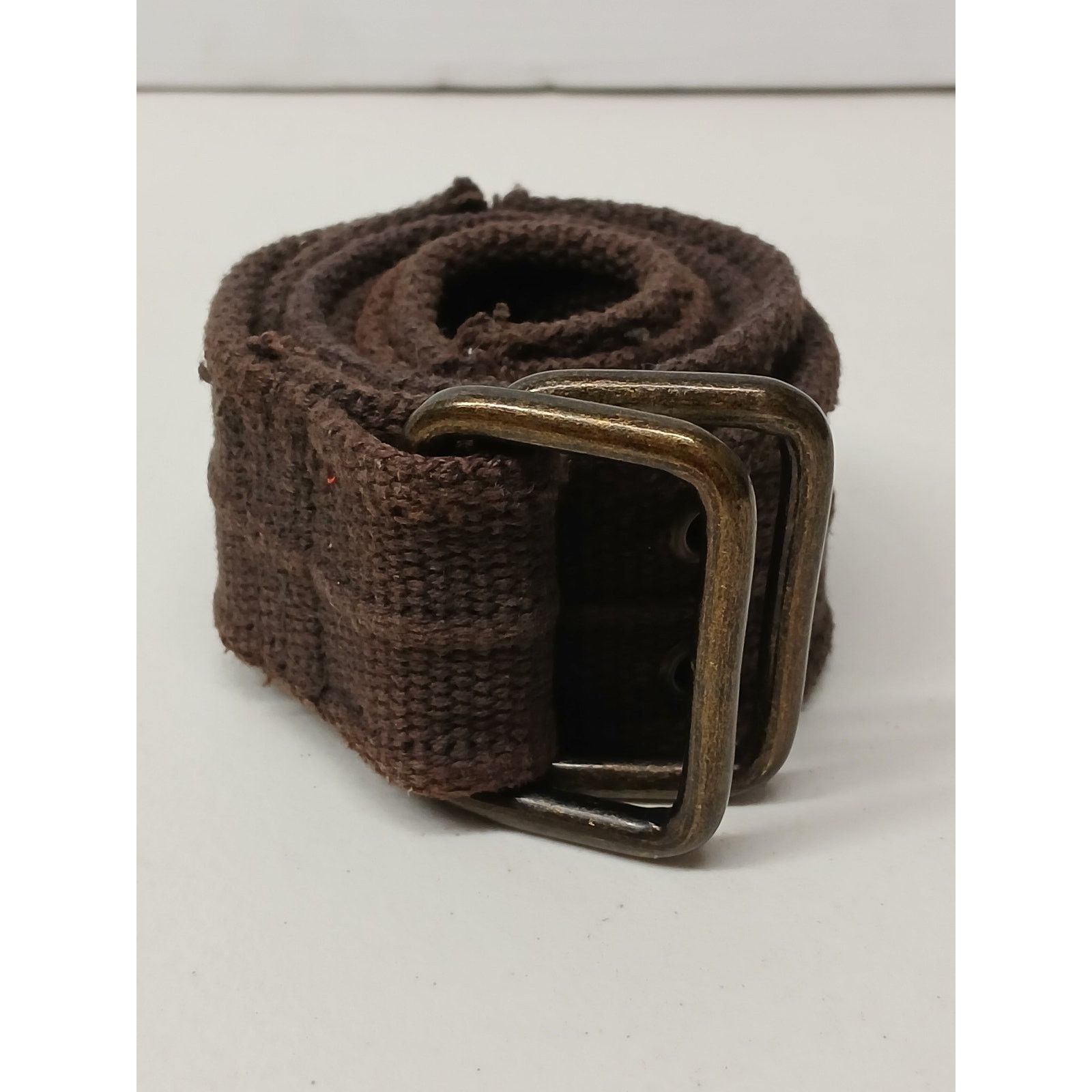 Other Brown (44) Braided Woven Leather Casual Belt Size 44 - 1 Thumbnail