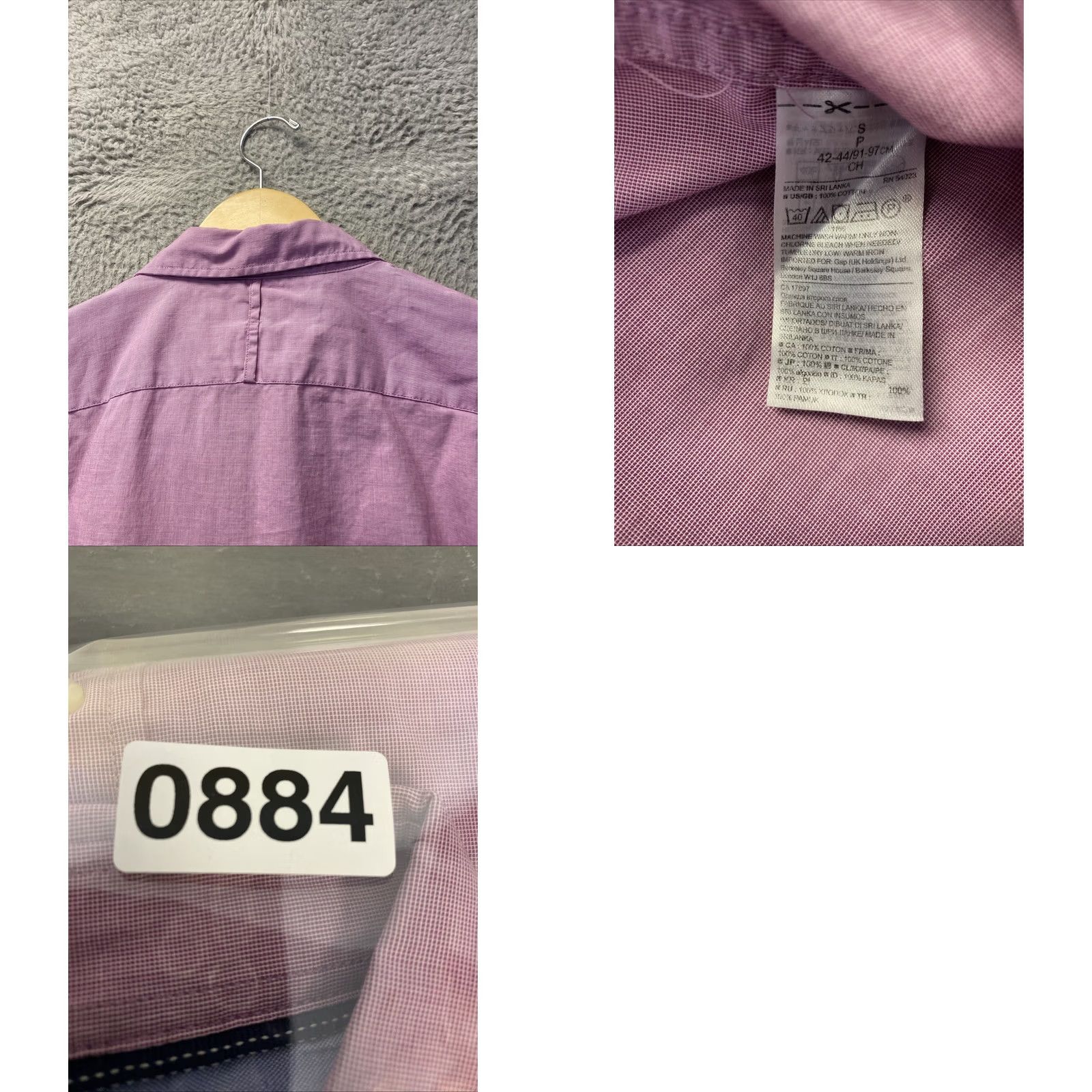 Banana Republic VINTAGE Banana Republic Shirt Mens Small PINK Plaid Long Sleeve Button Up /0884 Size US S / EU 44-46 / 1 - 8 Thumbnail