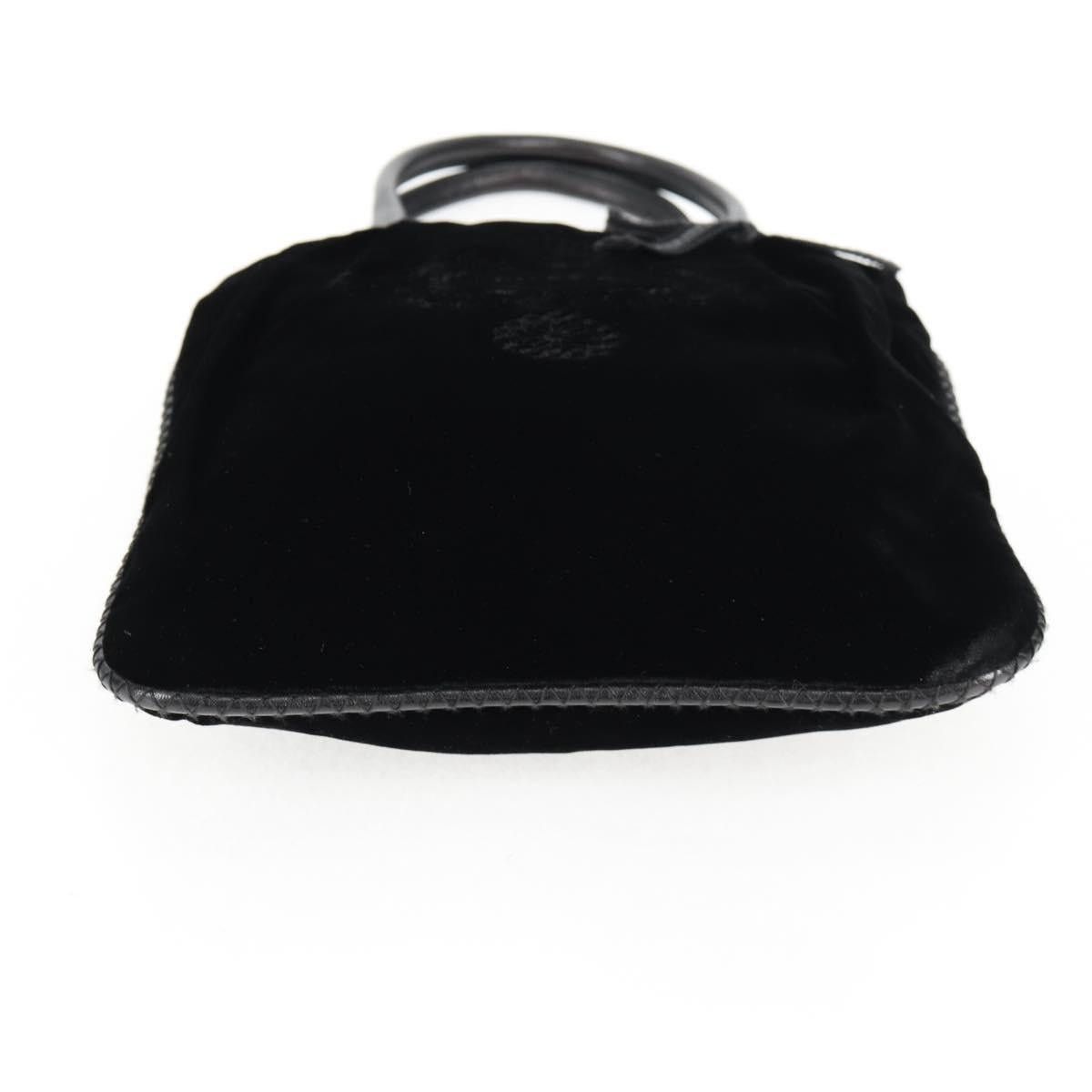 Prada PRADA Hand Bag Velor Black Gold Size ONE SIZE - 5 Thumbnail