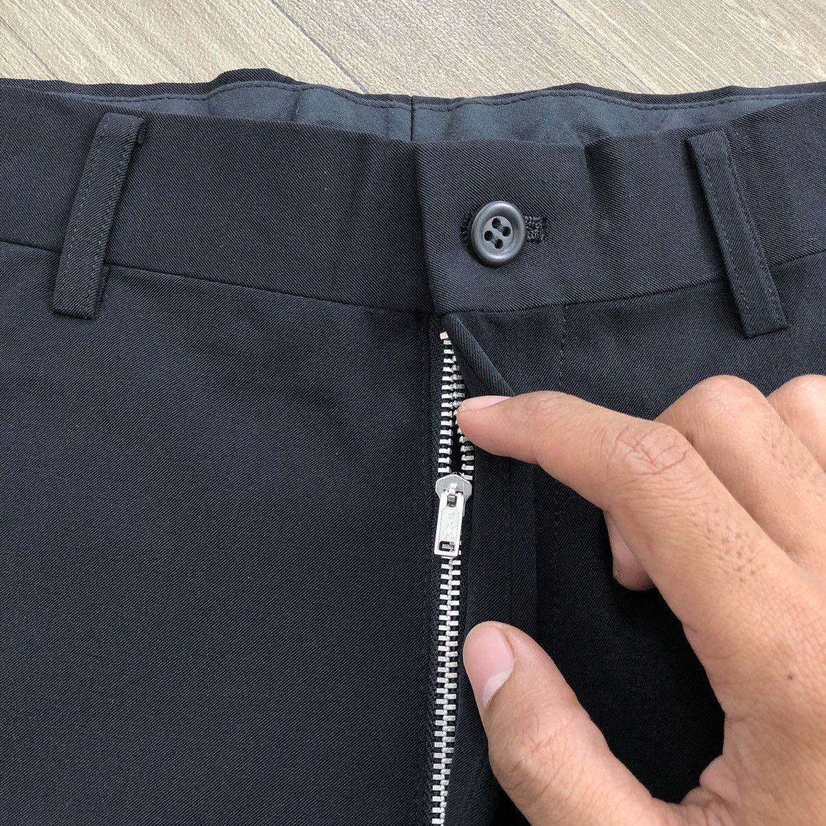 Tornado Mart 2000s Tornado Mart Japan Designer Black Trousers Pants Size US 32 / EU 48 - 4 Thumbnail