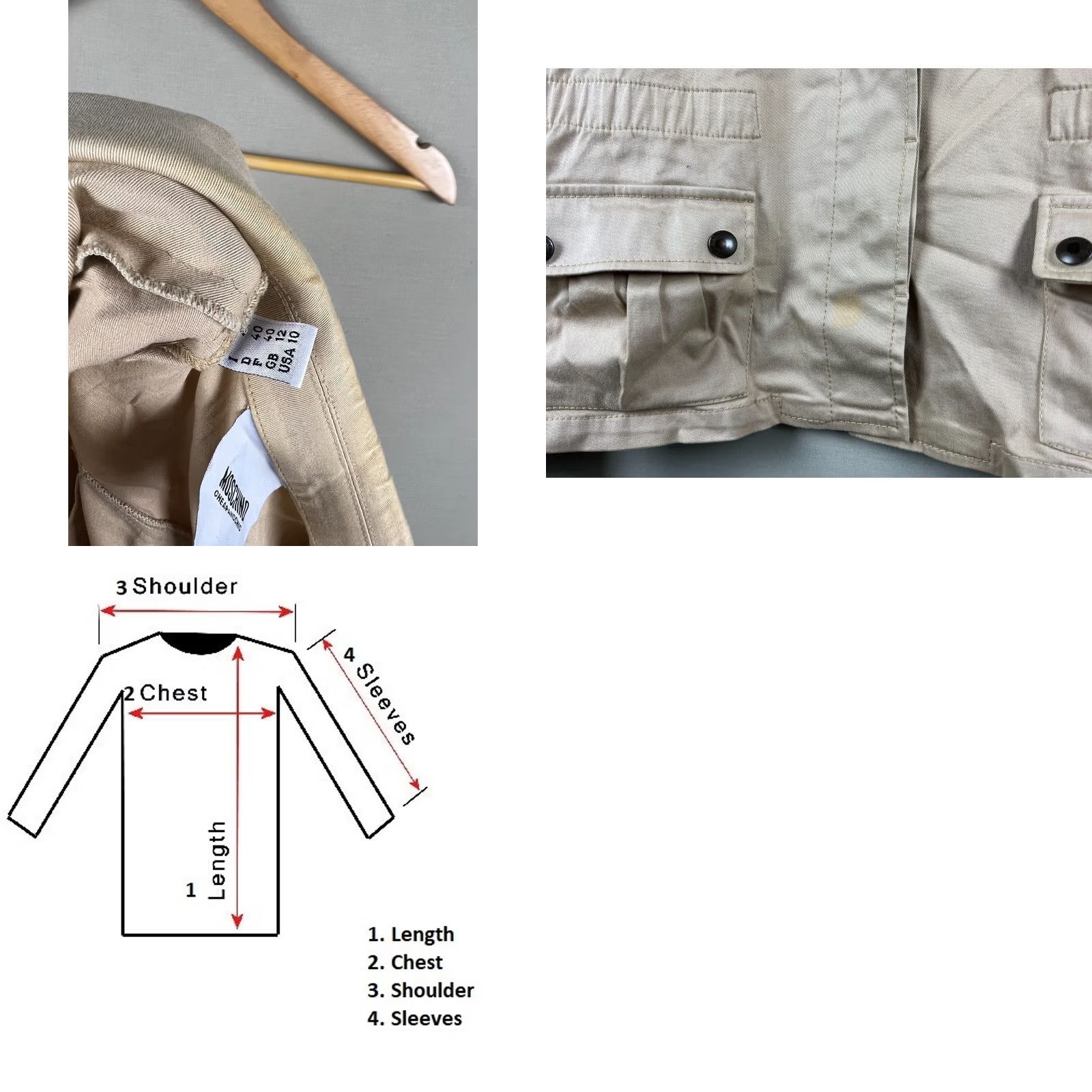 Moschino Moschino Jacket Size US 10 Lightweight Women's Size L / US 10 / IT 46 - 8 Thumbnail
