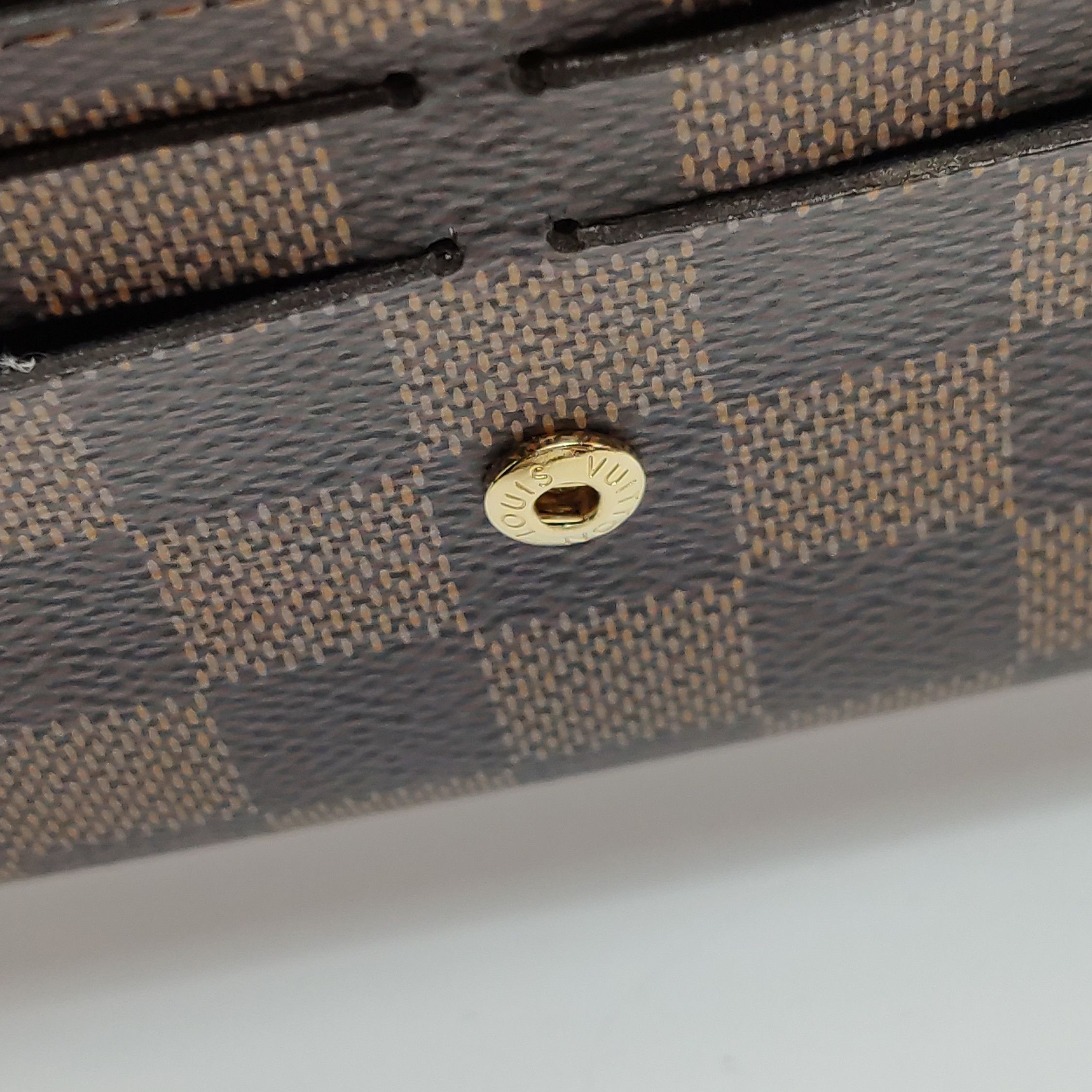 Louis Vuitton Louis Vuitton (LV) Emilie leather checkerboard snap wallet Size ONE SIZE - 6 Thumbnail