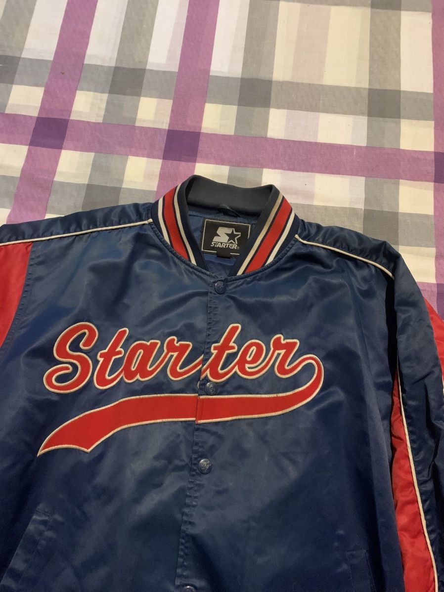 Starter Vintage Starter Navy Red Jacket L Made in Korea Size US L / EU 52-54 / 3 - 2 Thumbnail
