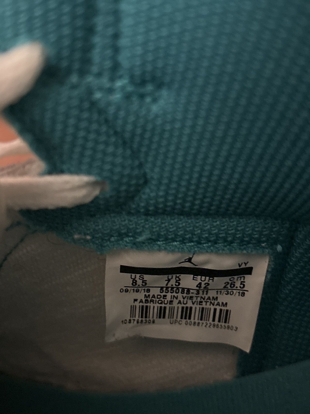 Jordan Brand Turbo Green Jordan 1s Size US 8.5 / EU 41-42 - 6 Thumbnail