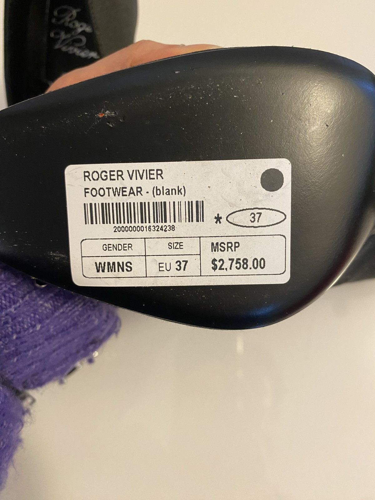 Roger Vivier Roger Vivier Black Heels Size US 6 / IT 36 - 6 Thumbnail