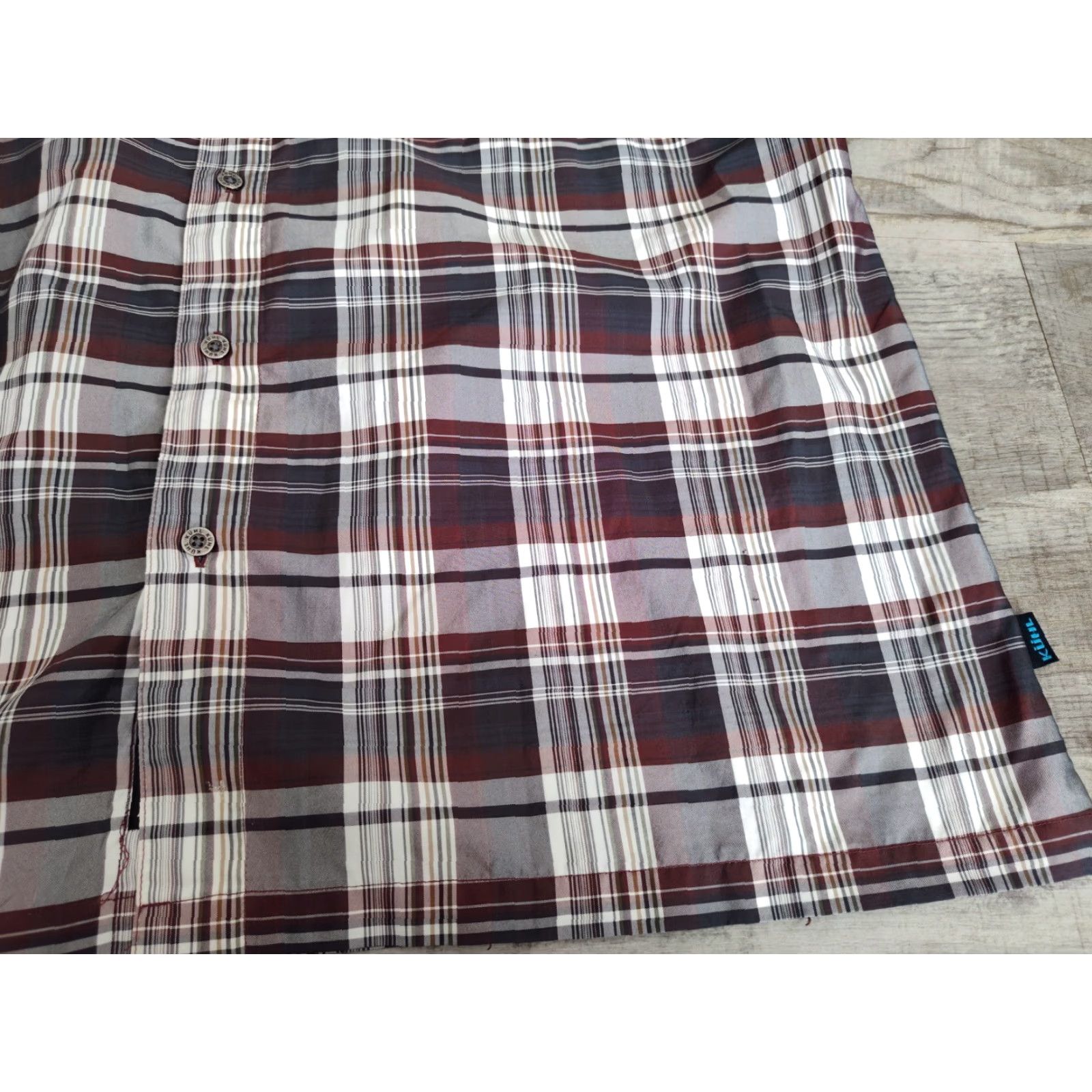 Vintage Kuhl Eluxur Mountain Grown Mens Button Up Shirt Sleeve Camp Shirt Plaid Size XXL Size US XXL / EU 58 / 5 - 4 Thumbnail