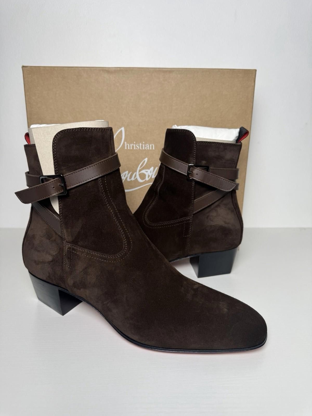 Christian Louboutin Christian Louboutin Rosalio Jodhpur Boots Suede Men’s 44.5 Size US 11.5 / EU 44-45 - 1 Thumbnail