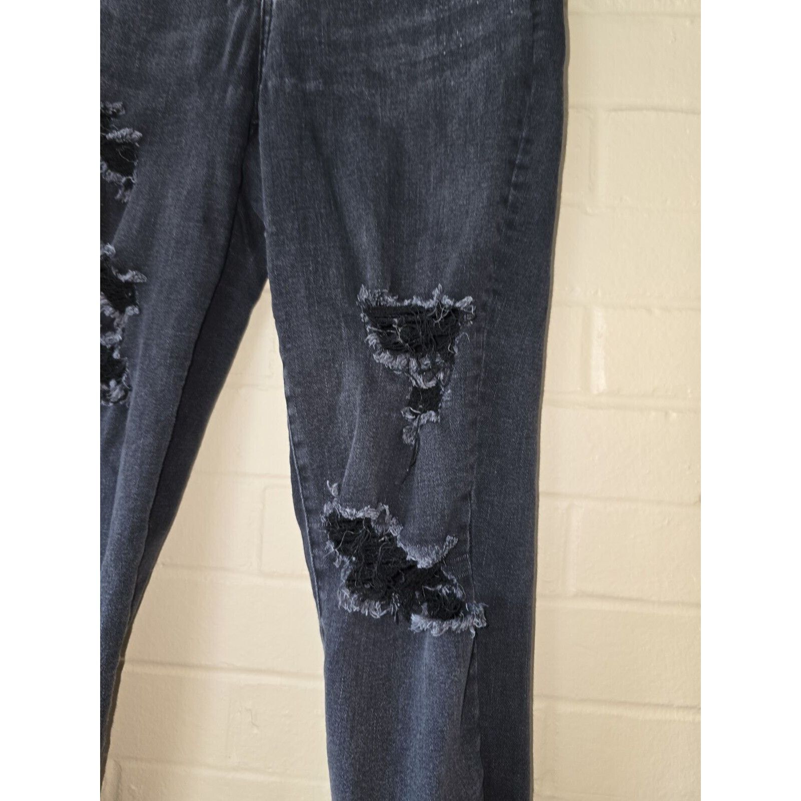 American Eagle Outfitters American Eagle Womens 10 Next Level Women Jeans Black Skinny Size 32" / US 10 / IT 46 - 5 Thumbnail