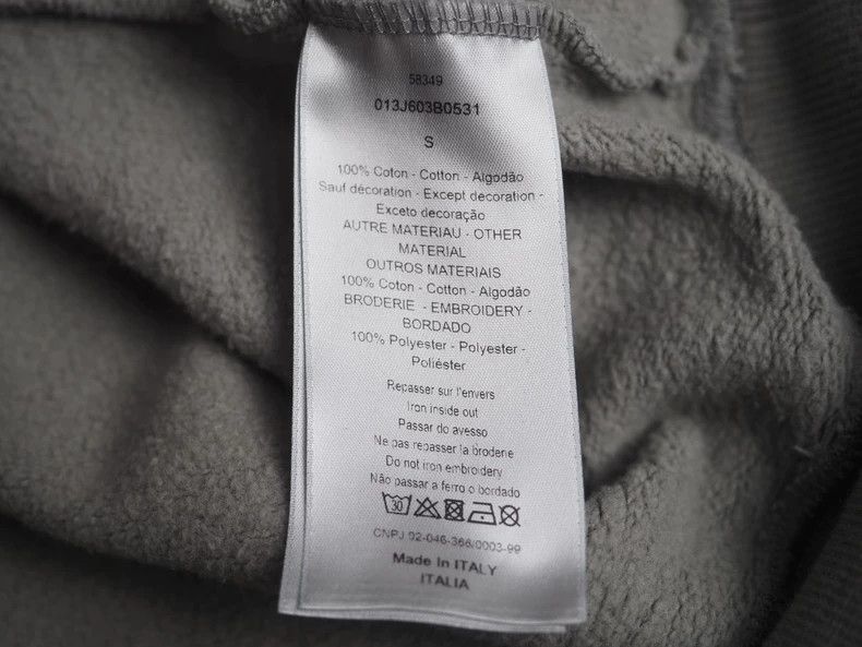Dior DiorGray 1947 printed sweatshirt 2503-Nextarrow Size US S / EU 44-46 / 1 - 7 Thumbnail