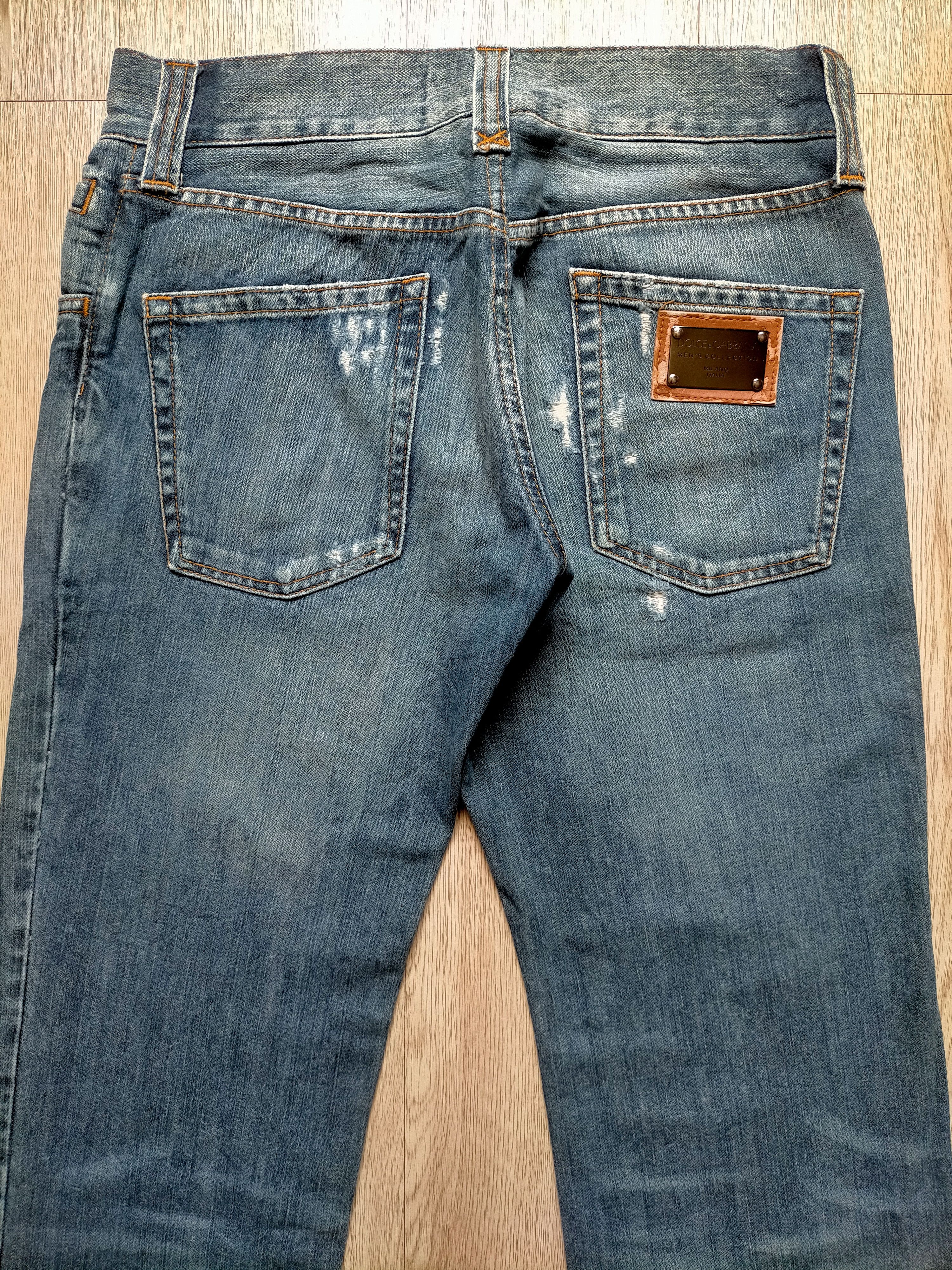 Dolce & Gabbana Dolce & Gabbana Double Zipped Distress Jeans Size US 30 / EU 46 - 11 Thumbnail