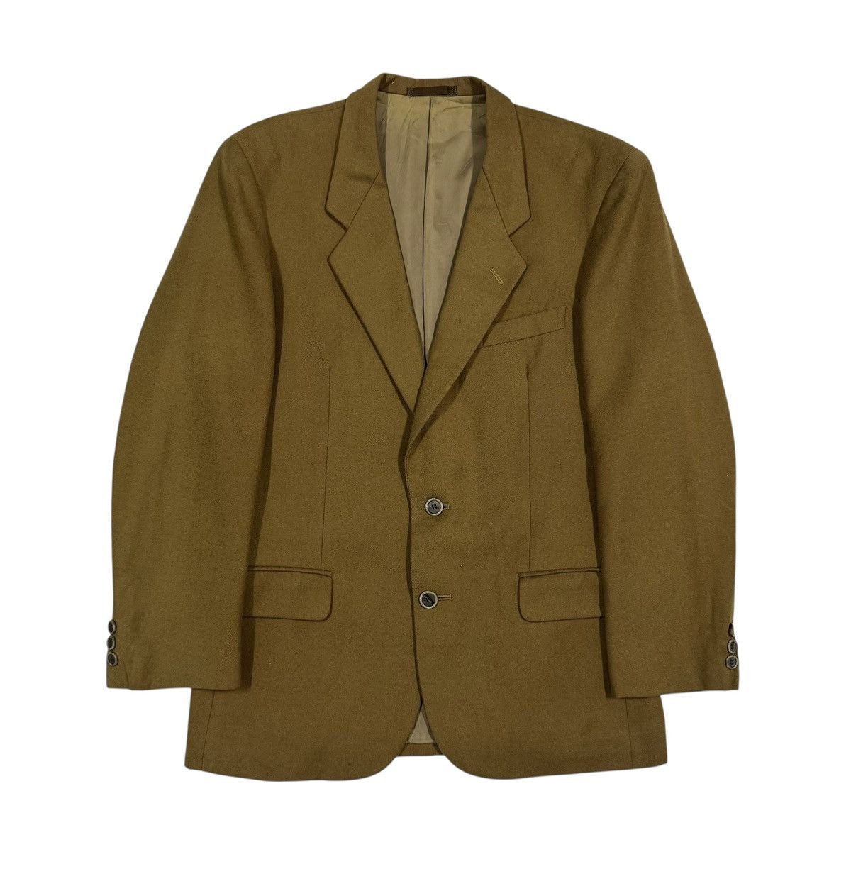 Paul Smith Vtg💥Paul Smith London Mustard Brown Mohair Casual Blazers Size 44R - 1 Thumbnail