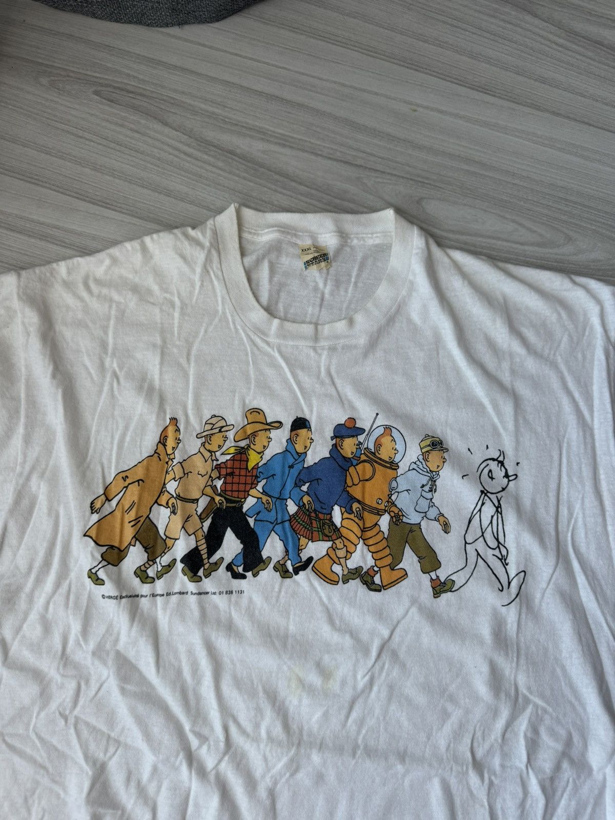 Cartoon Network TitTin Adventures 1990s Walk Evolution Comics 80s Tee Size US XXL / EU 58 / 5 - 1 Thumbnail