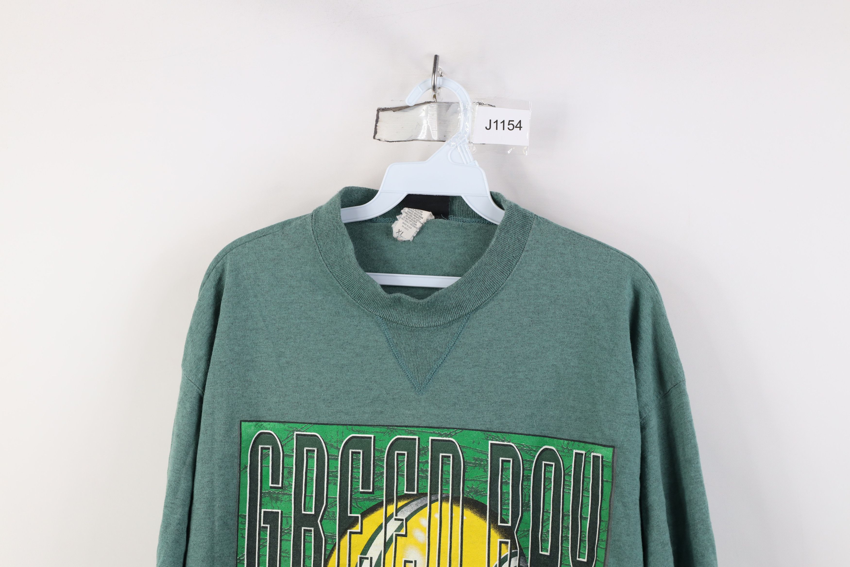 Vintage Vintage 90s Green Bay Packers Football Long Sleeve T-Shirt Size US XL / EU 56 / 4 - 2 Thumbnail