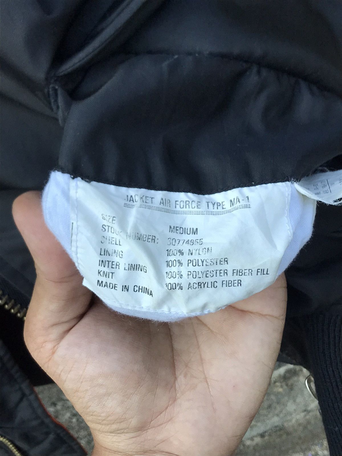 Other ⚡️Vintage Ma-1 Air Force Reversable Bomber Jacket Size US M / EU 48-50 / 2 - 11 Thumbnail
