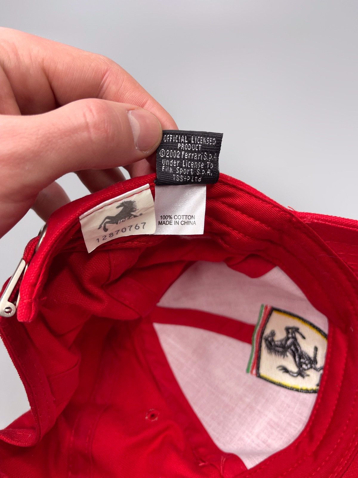 Ferrari × Formula 1 × Vintage Vintage Ferrari Cap 2002’s Official Product Size ONE SIZE - 7 Thumbnail