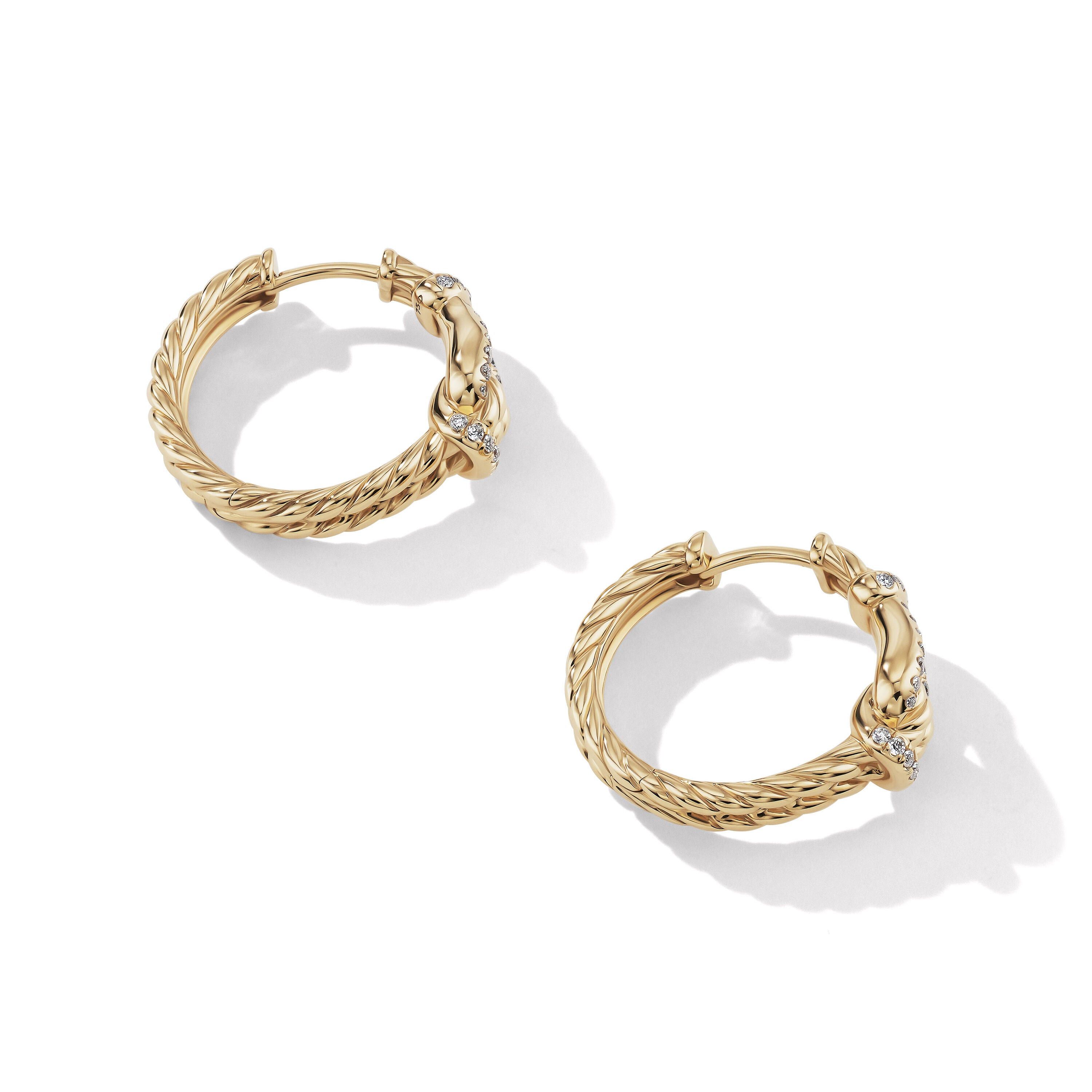 David Yurman o1w1db10526 E17491D/Size 9/ Loop Hoop Earrings in Golden Size ONE SIZE - 2 Thumbnail