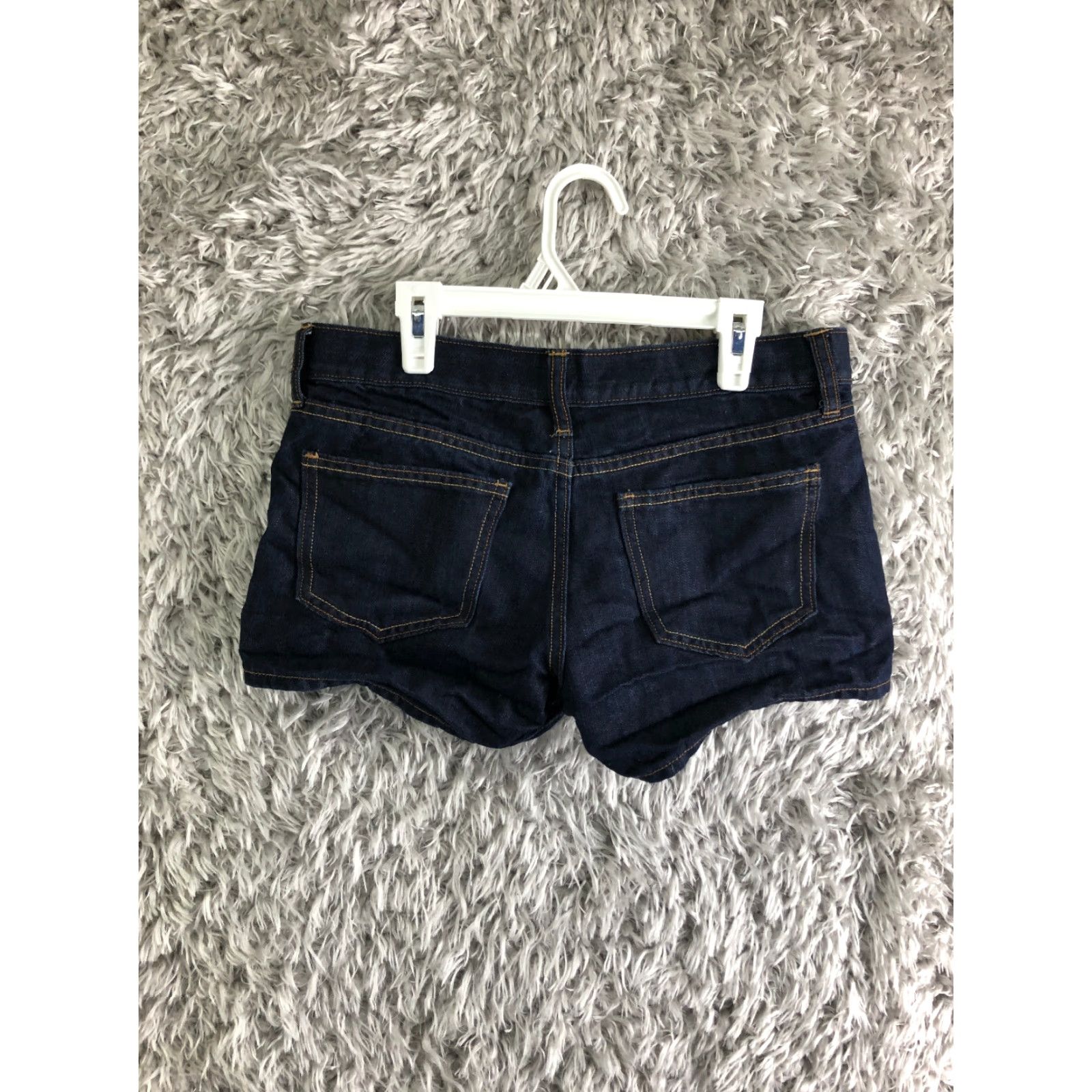 Old Navy Old Navy Diva Shorts Womens Size 2 Mid Rise Dark Wash Blue Denim Jeans Size 26" / US 2 / IT 38 - 4 Thumbnail