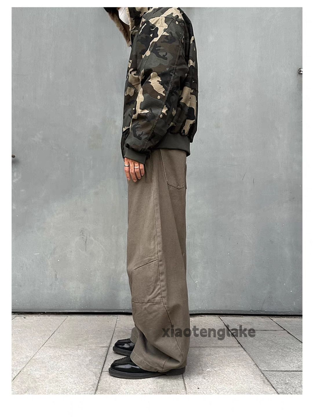 Designer utility skate hiphop loose baggy hiphop pleated pants Size US 30 / EU 46 - 5 Thumbnail